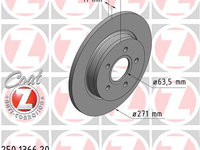 Disc frana puntea spate (250136620 ZIMMERMANN) FORD,FORD (CHANGAN),FORD AUSTRALIA