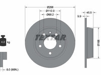 Disc frana puntea spate (92074303 TEXTAR) FORD,SEAT,VW