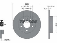 Disc frana puntea spate (92092103 TEXTAR) CHEVROLET,HOLDEN,OPEL,SATURN,SUBARU,VAUXHALL