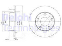 Disc frana puntea spate (BG3381 DELPHI) AUDI,VW