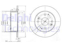 Disc frana puntea spate (BG3677 DELPHI) HONDA