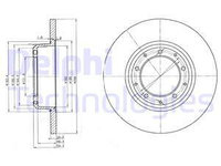 Disc frana puntea spate (BG3982C DELPHI) LAND ROVER