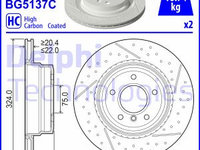 Disc frana puntea spate (BG5137C DELPHI) BMW