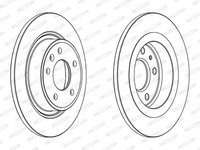 Disc frana puntea spate (DDF1871C FERODO) CHEVROLET,OPEL,VAUXHALL