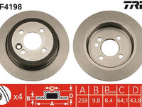 Disc frana QWP WBD357