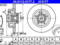 Disc frana QWP WBD366