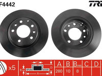 Disc frana QWP WBD456