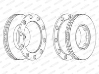 Disc frana QWP WHD146BD