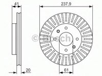 Disc frana RENAULT CLIO (B/C57_, 5/357_), RENAULT ENCORE (B/C37_), RENAULT 19 Mk II Cabriolet (D53_, 853_) - BOSCH 0 986 479 850