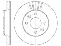 Disc frana RENAULT CLIO I (B/C57, 5/357) (1990 - 1998) REMSA 6080.10 piesa NOUA