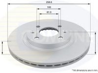 Disc frana RENAULT CLIO I (B/C57, 5/357) (1990 - 1998) COMLINE ADC1507V piesa NOUA