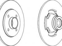 Disc frana RENAULT CLIO I B C57 5 357 FERODO DDF1515