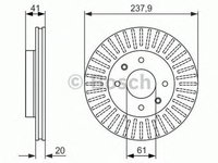 Disc frana RENAULT CLIO II BB0 1 2 CB0 1 2 BOSCH 0986479850