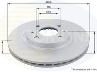 Disc frana RENAULT CLIO II BB0 1 2 CB0 1 2 COMLINE ADC1507V