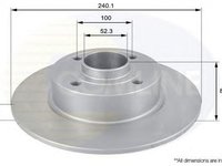 Disc frana RENAULT CLIO III BR0 1 CR0 1 COMLINE ADC1555