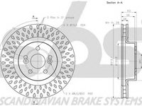 Disc frana RENAULT CLIO III BR0 1 CR0 1 sbs 1815203966