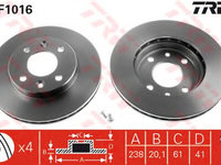 Disc frana RENAULT CLIO Mk II (BB0/1/2_, CB0/1/2_) - Cod intern: W20009118 - LIVRARE DIN STOC in 24 ore!!!