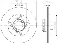 Disc frana RENAULT CLIO Mk II (BB0/1/2_, CB0/1/2_) - TEXTAR 92231700