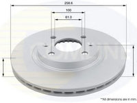 Disc frana RENAULT CLIO Mk II (BB0/1/2_, CB0/1/2_) (1998 - 2016) COMLINE ADC1507V