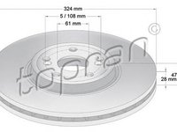 Disc frana RENAULT ESPACE IV JK0 1 TOPRAN 701096