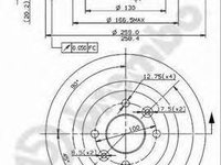 Disc frana RENAULT ESPACE (J11_), RENAULT ESPACE Mk II (J/S63_), RENAULT FUEGO (136_) - BREMBO 09.3149.14