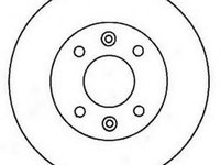 Disc frana RENAULT ESPACE (J11_), RENAULT FUEGO (136_), RENAULT 18 limuzina (134_) - JURID 561347J