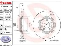 Disc frana RENAULT ESPACE V BREMBO 09B35211