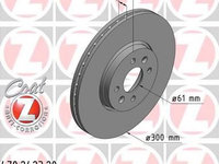 Disc frana RENAULT GRAND SCENIC II (JM0/1) (2004 - 2016) ZIMMERMANN 470.2423.20 piesa NOUA