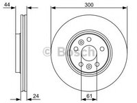 Disc frana RENAULT GRAND SCENIC II (JM0/1) (2004 - 2016) BOSCH 0 986 479 554 piesa NOUA