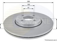 Disc frana RENAULT GRAND Scenic II JM0 1 COMLINE ADC1556V