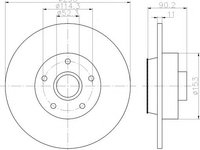 Disc frana RENAULT GRAND Scenic III (JZ0/1_) - MINTEX MDC2512