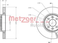 Disc frana RENAULT KANGOO Express FC0 1 METZGER 6110033