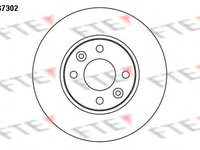 Disc frana RENAULT KANGOO / GRAND KANGOO (KW0/1_), RENAULT KANGOO Express (FW0/1_), RENAULT KANGOO BE BOP (KW0/1_) - FTE BS7302