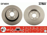 Disc frana Renault KANGOO (KC0/1_) 1997-2016 #2 08946510