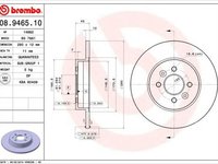 Disc frana RENAULT KANGOO KC0 1 BREMBO 08946510