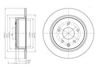 Disc frana RENAULT KOLEOS HY DELPHI BG4108