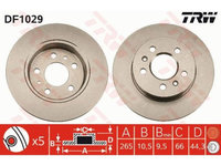 Disc frana Renault LAGUNA I (B56_, 556_) 1993-2001 #2 08564520