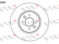 Disc frana RENAULT LAGUNA I I (B56_, 556_), RENAULT LAGUNA I Estate (K56_), RENAULT MEGANE I (BA0/1_) - FTE BS5143