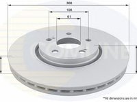 Disc frana RENAULT LAGUNA II BG0 1 COMLINE ADC2704V