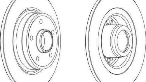 Disc frana RENAULT LAGUNA II BG0/1 FERODO DDF