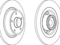 Disc frana RENAULT LAGUNA II Grandtour KG0 1 FERODO DDF1569