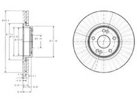 Disc frana RENAULT LAGUNA II Grandtour KG0 1 DELPHI BG3688