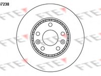 Disc frana RENAULT LAGUNA III (BT0/1), RENAULT LAGUNA III Sportour (KT0/1), RENAULT LAGUNA cupe (DT0/1) - FTE BS7238