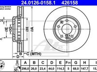 Disc frana RENAULT LATITUDE L70 ATE 24012601581