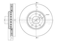 Disc frana RENAULT LATITUDE L70 METELLI 230942C