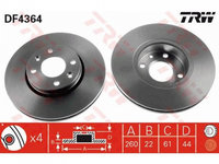 Disc frana Renault LOGAN I combi (KS_) 2007-2016 #2 0986479103