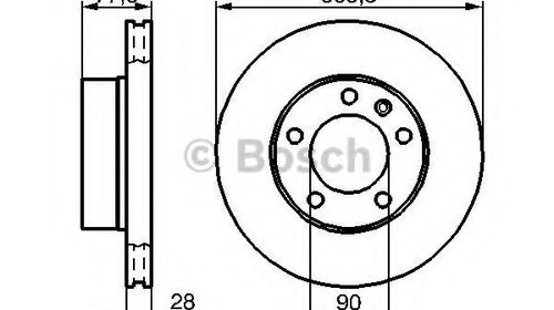 Disc frana RENAULT MASTER II bus (JD) (1998 -