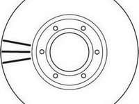 Disc frana RENAULT MASTER II Van (FD), RENAULT MASTER II platou / sasiu (ED/HD/UD), OPEL MOVANO caroserie (F9) - JURID 562105JC