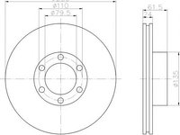 Disc frana RENAULT MASTER II Van (FD), RENAULT MASTER II platou / sasiu (ED/HD/UD), OPEL MOVANO caroserie (F9) - TEXTAR 92097700