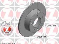 Disc frana RENAULT MASTER II Van (FD), RENAULT MASTER II platou / sasiu (ED/HD/UD), OPEL MOVANO caroserie (F9) - ZIMMERMANN 430.1492.20